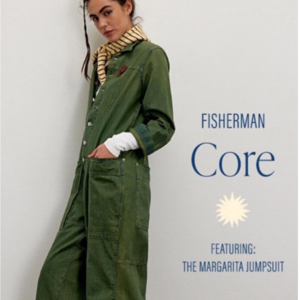 Free People Light Blue Margarita Jumpsuit